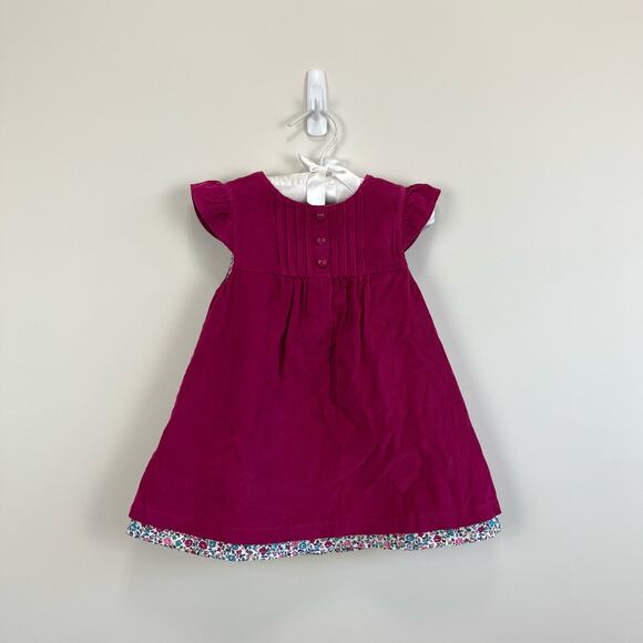 JoJo Maman Bebe Pretty Cord Dress 6-12 Months NWT - Picture 1 of 6